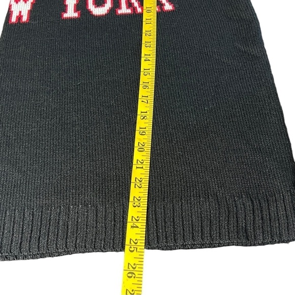 Just Polly New York Knit Sweater Women's Size Large Black Pull Over Long Sleeve - Picture 7 of 7